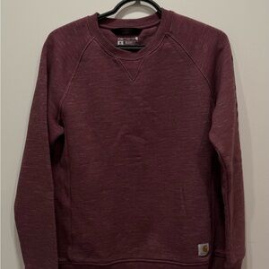 Carhartt Women’s Size M Burgundy Crewneck